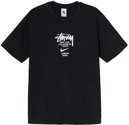 Nike x Stüssy International T‑Shirt Black