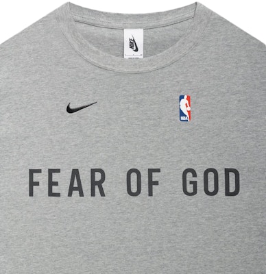 Fear of God x Nike Warm Up T‑Shirt Dark Heather Grey - CU4699-063 ...