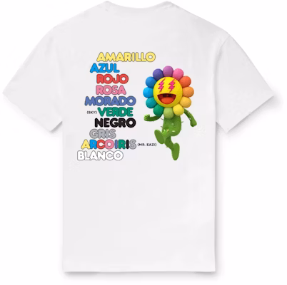 J Balvin x Takashi Murakami Album Tee White Order J Balvin x Takashi Murakami Album Tee White
