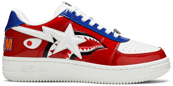 A Bathing Ape Bapesta Low M2 'Cara de Tiburón - Rojo' 1G30 191 002 RED Buy A Bathing Ape Bapesta Low M2 'Cara de Tiburón - Rojo' 1G30 191 002 RED