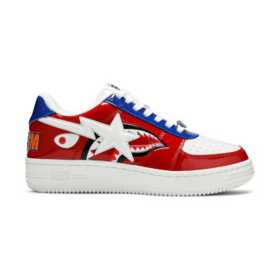 BAPE Bapesta Low M2 'Shark Face - Red'