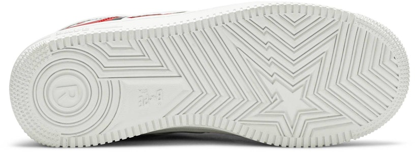 A Bathing Ape Bapesta Low M2 'Cara de Tiburón - Rojo' 1G30 191 002 RED Shop A Bathing Ape Bapesta Low M2 'Cara de Tiburón - Rojo' 1G30 191 002 RED