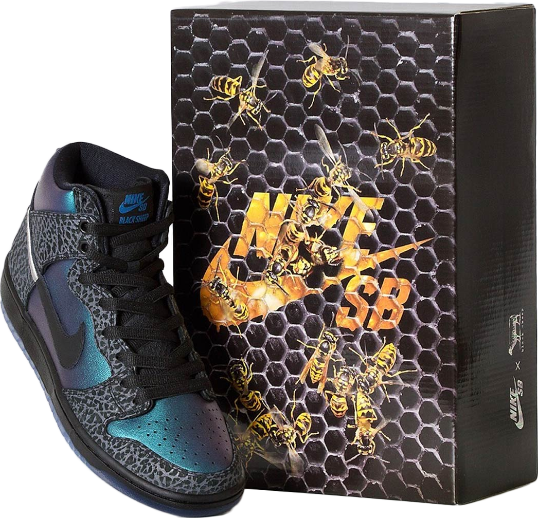 nike sb dunk black sheep hornet