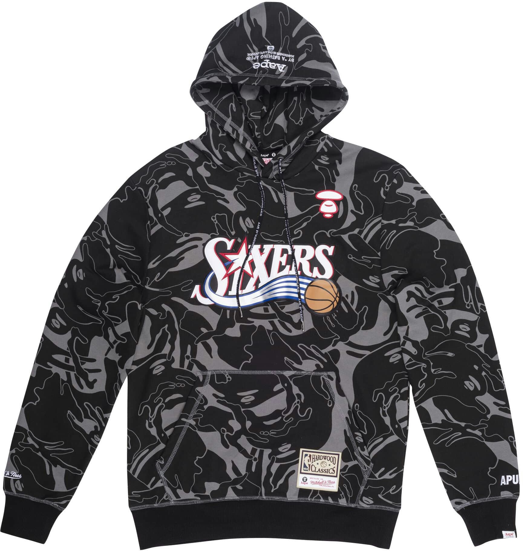 mitchell and ness bathing ape