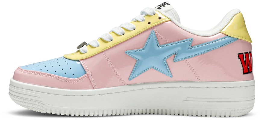 A Bathing Ape Bapesta Low M1 'Shark Face - Pink' 1G30191002 Lookbook A Bathing Ape Bapesta Low M1 'Shark Face - Pink' 1G30191002