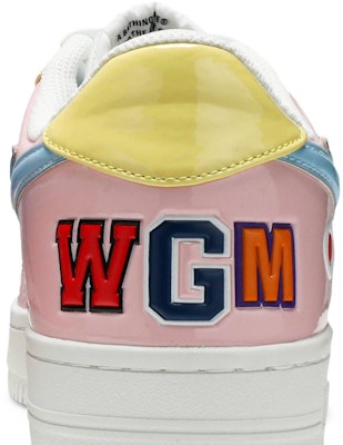 A Bathing Ape Bapesta Low M1 'Shark Face - Pink' 1G30191002 Sizing A Bathing Ape Bapesta Low M1 'Shark Face - Pink' 1G30191002