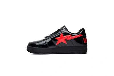 A Bathing Ape Bapesta Low 'Black Shark Face'