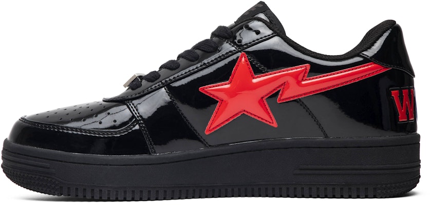 A Bathing Ape Bapesta Low 'Black Shark Face' Sepatu Hitam BAPESTA SHK BLK Lookbook A Bathing Ape Bapesta Low 'Black Shark Face' Sepatu Hitam BAPESTA SHK BLK