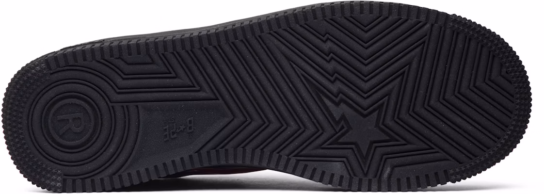 A Bathing Ape Bapesta Low 'Black Shark Face' Sepatu Hitam BAPESTA SHK BLK Shop A Bathing Ape Bapesta Low 'Black Shark Face' Sepatu Hitam BAPESTA SHK BLK