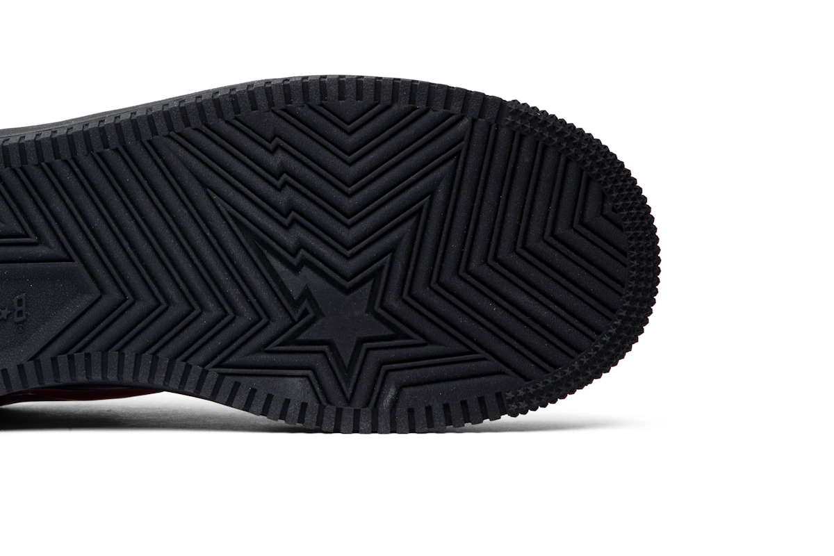 A Bathing Ape Bapesta Low 'Black Shark Face'