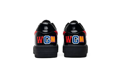 A Bathing Ape Bapesta Low 'Black Shark Face'