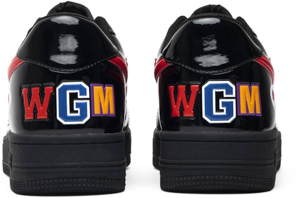 A Bathing Ape Bapesta Low 'Black Shark Face' Sepatu Hitam BAPESTA SHK BLK Details for A Bathing Ape Bapesta Low 'Black Shark Face' Sepatu Hitam BAPESTA SHK BLK