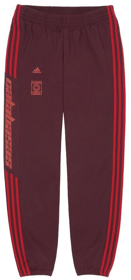 Adidas yeezy calabasas track 2025 pants maroon