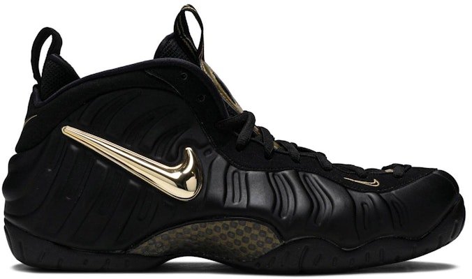 Nike air foamposite one gold top