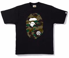 BAPE 1st Camo Big Ape Head Tee Black/Green BAPE 1st Camo Big Ape Head Tee Black/Green