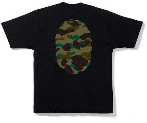 BAPE 1st Camo Big Ape Head Tee Black/Green Order BAPE 1st Camo Big Ape Head Tee Black/Green