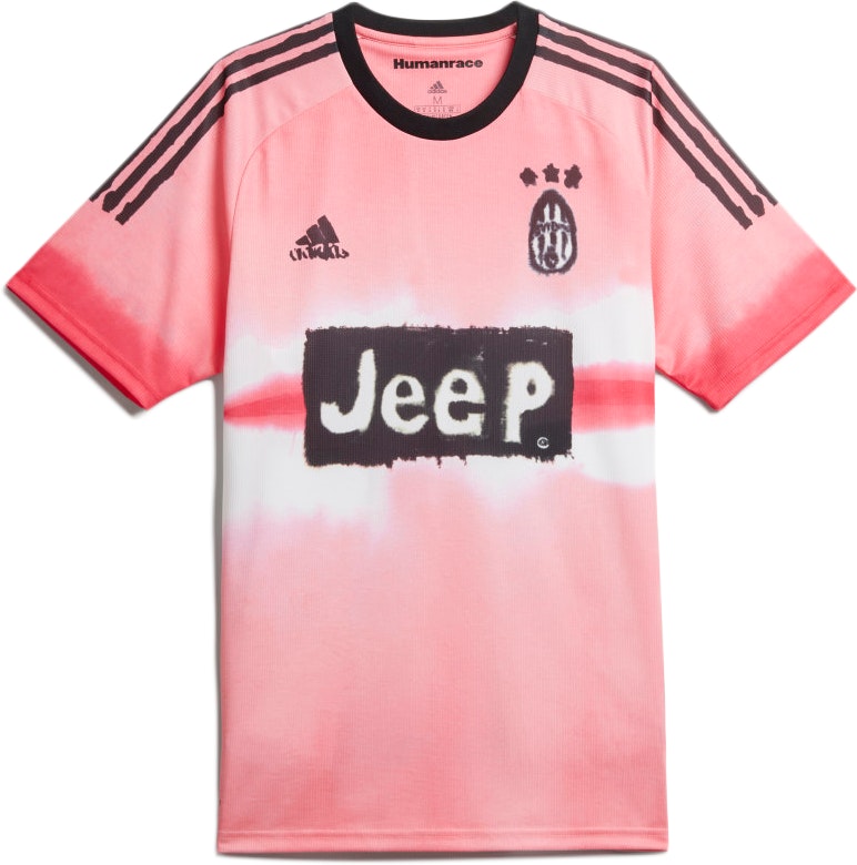 adidas Juventus Human Race Jersey Glow Pink Black Novelship