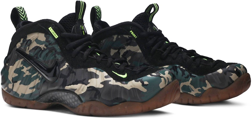 Nike Air Foamposite Pro Prm Le Green Camo 587547 300 587547