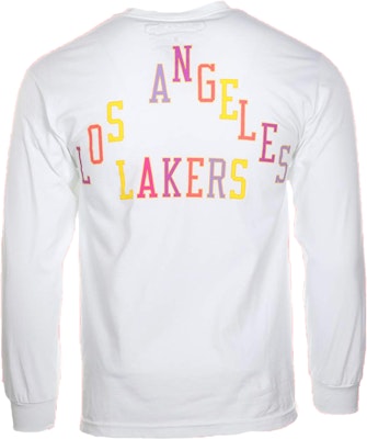 Takashi Murakami ComplexCon x LA Lakers M&N Triangle L/S Tee White Order Takashi Murakami ComplexCon x LA Lakers M&N Triangle L/S Tee White