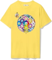 Takashi Murakami x PANGAIA Flowerball T-Shirt Saffron Yellow Takashi Murakami x PANGAIA Flowerball T-Shirt Saffron Yellow