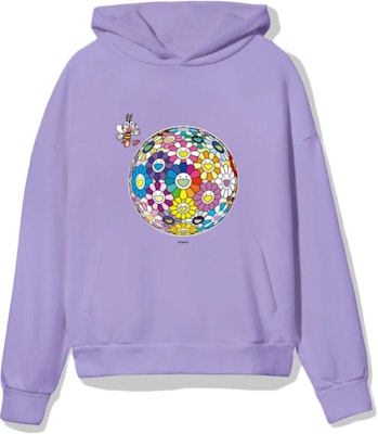 Takashi Murakami x PANGAIA Flowerball Hoodie Orchid Purple Buy Takashi Murakami x PANGAIA Flowerball Hoodie Orchid Purple