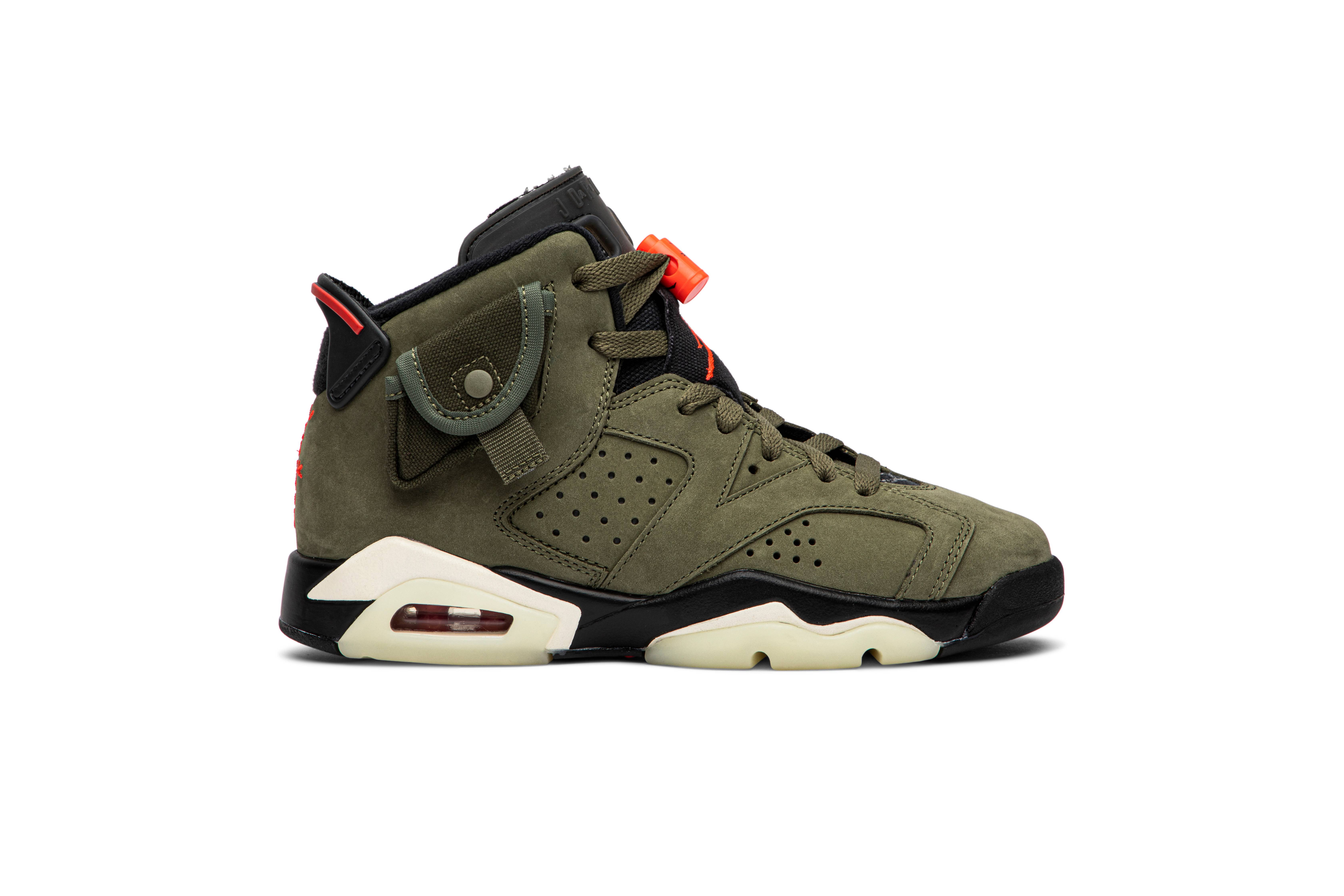 travis scott retro 6 olive