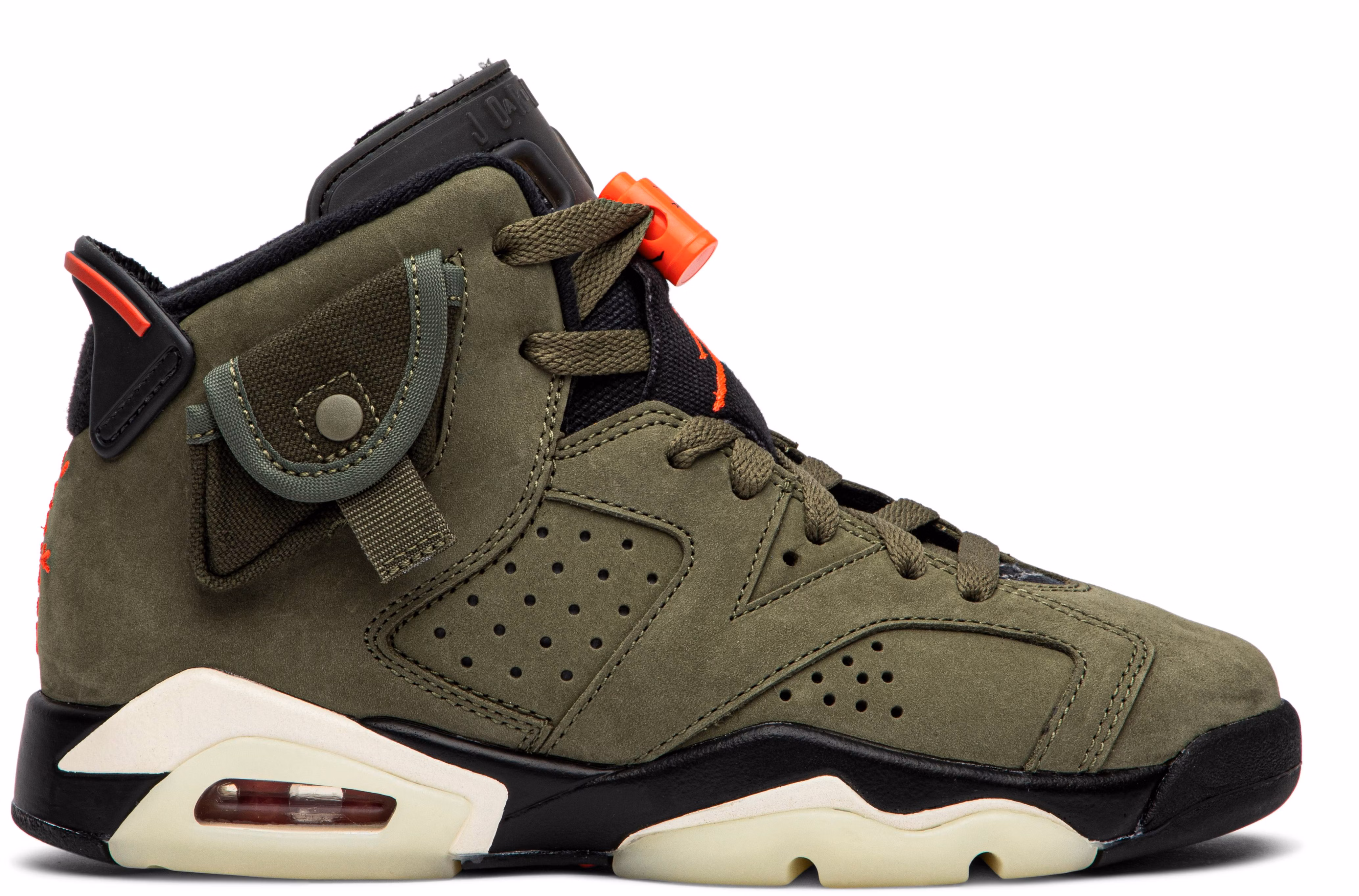 Travis Scott x Air Jordan 6 Retro 'Olive' (GS) - CN1085-200 - Novelship