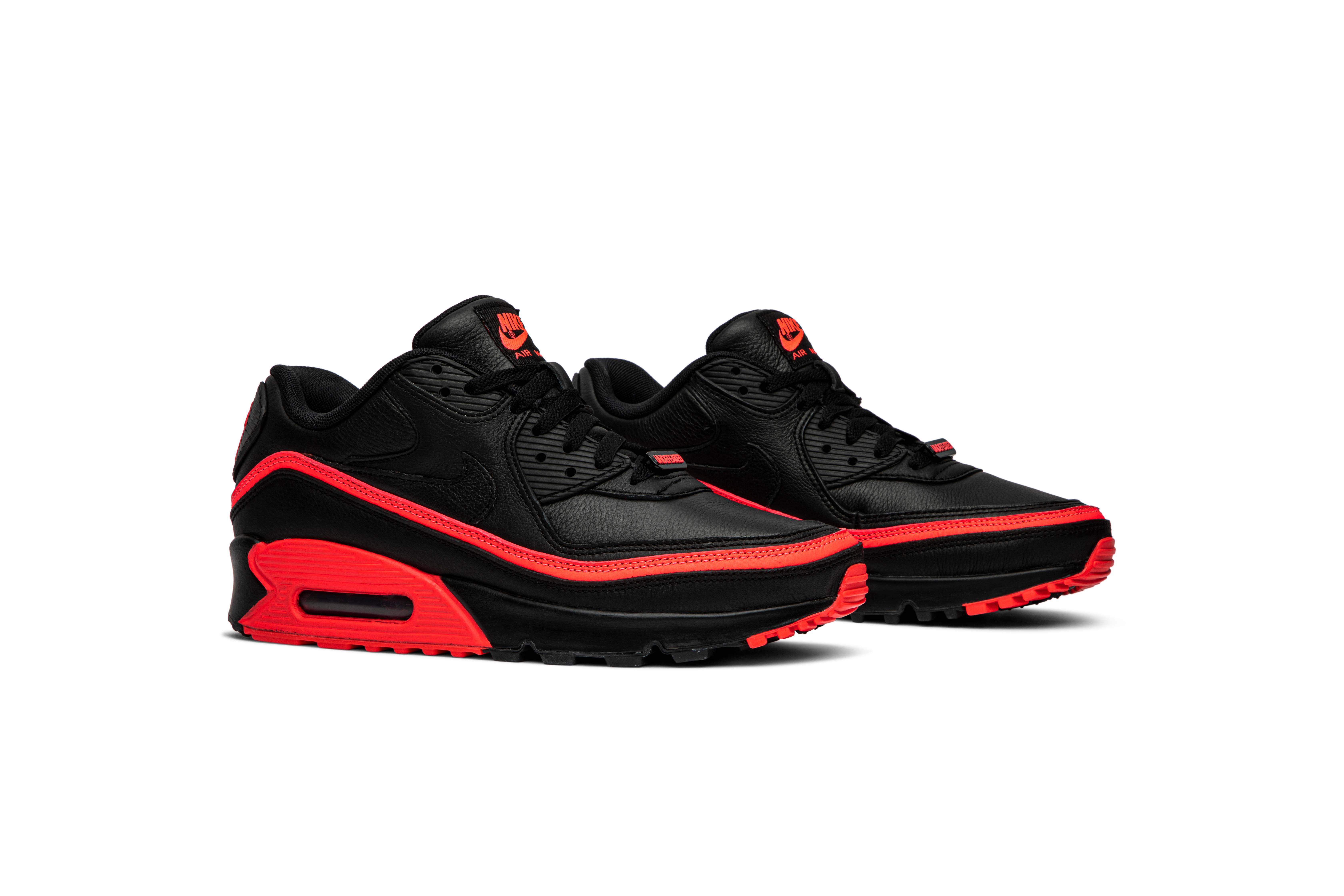 undefeated air max 90 solar red