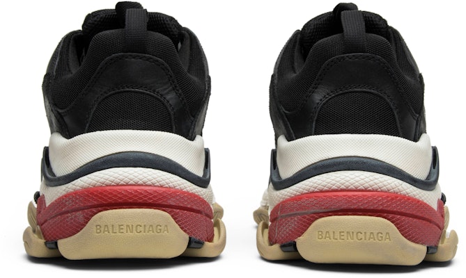 巴黎世家 Triple S 黑色運動鞋(2018)512175-W09O1-1000 Details for 巴黎世家 Triple S 黑色運動鞋(2018)512175-W09O1-1000