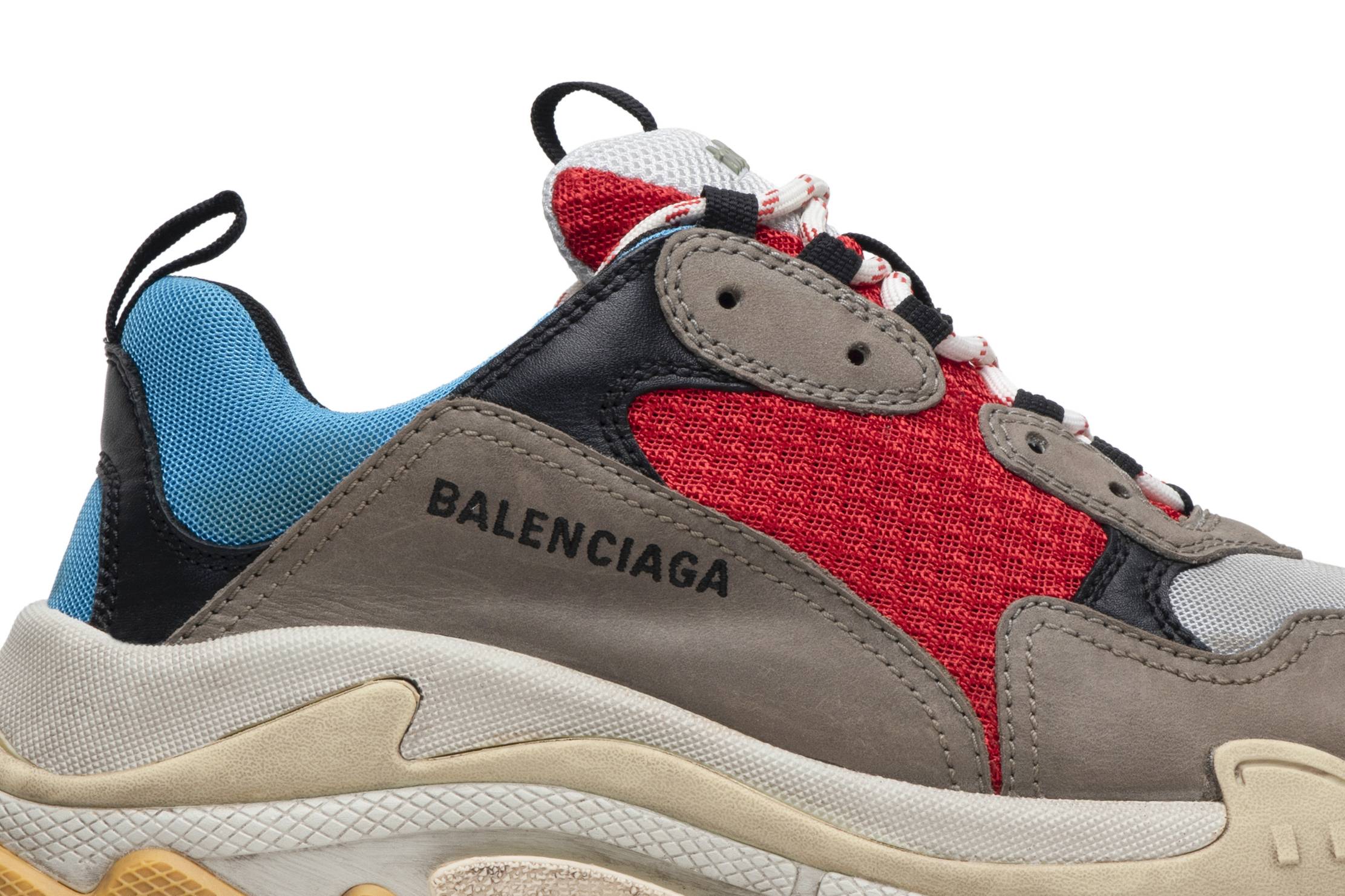 Balenciaga 3XL Trainers in White Red Blue  Designer Sneakers  RADPRESENT