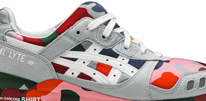 Comme Des Garçons SHIRT x ASICS Gel Lyte 3 'Camo Berwarna-warni' 1201A132-000 Order Comme Des Garçons SHIRT x ASICS Gel Lyte 3 'Camo Berwarna-warni' 1201A132-000