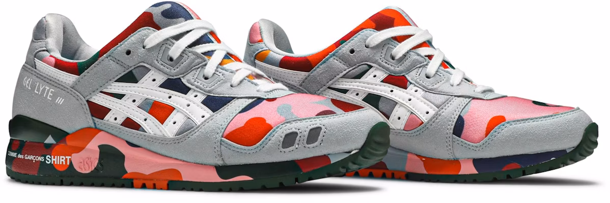 Comme Des Garçons SHIRT x ASICS Gel Lyte 3 'Camo Berwarna-warni' 1201A132-000 Cheap Comme Des Garçons SHIRT x ASICS Gel Lyte 3 'Camo Berwarna-warni' 1201A132-000