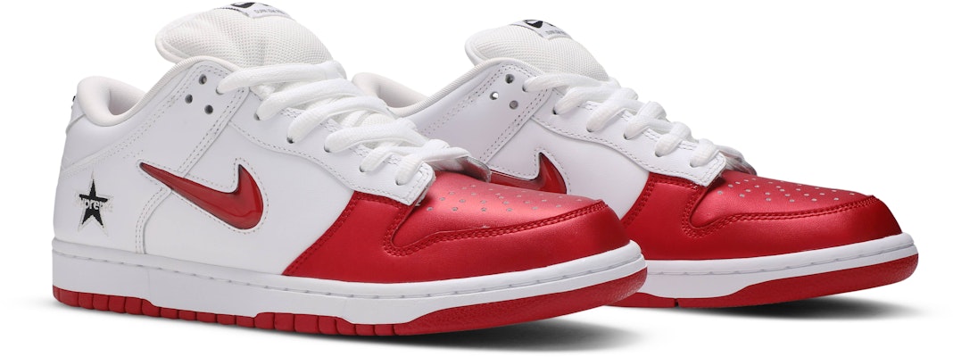 Supreme x Nike SB Dunk Low 'Varsity Red'
