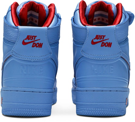 Air force 1 high just don blue Clearance
