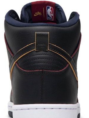 NBA x Nike SB Dunk High Pro 'Cleveland Cavaliers' - BQ6392-001 - Novelship
