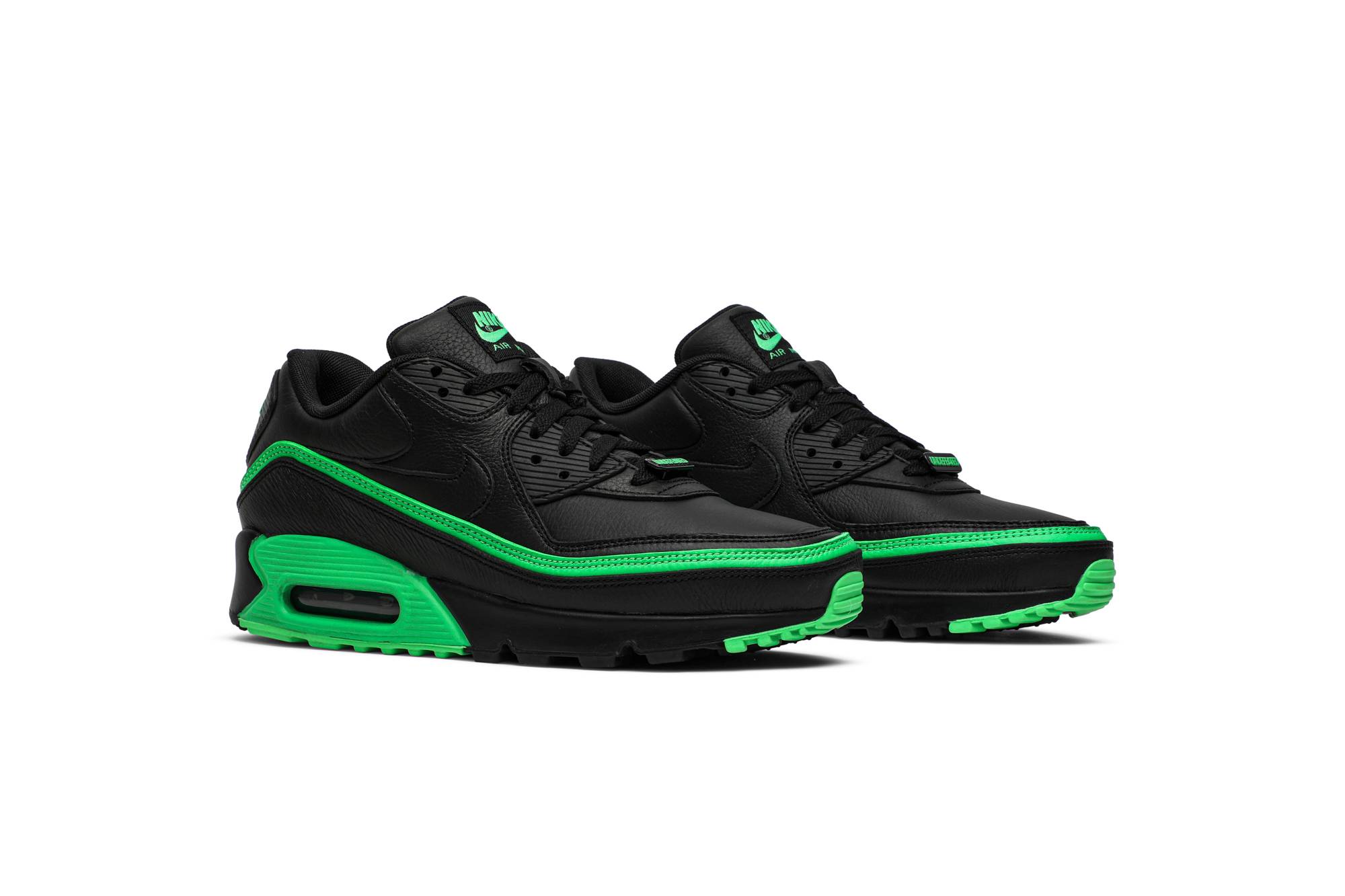 nike air max 90 undefeated black green