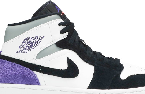 Purple air jordan 1 mid Clearance