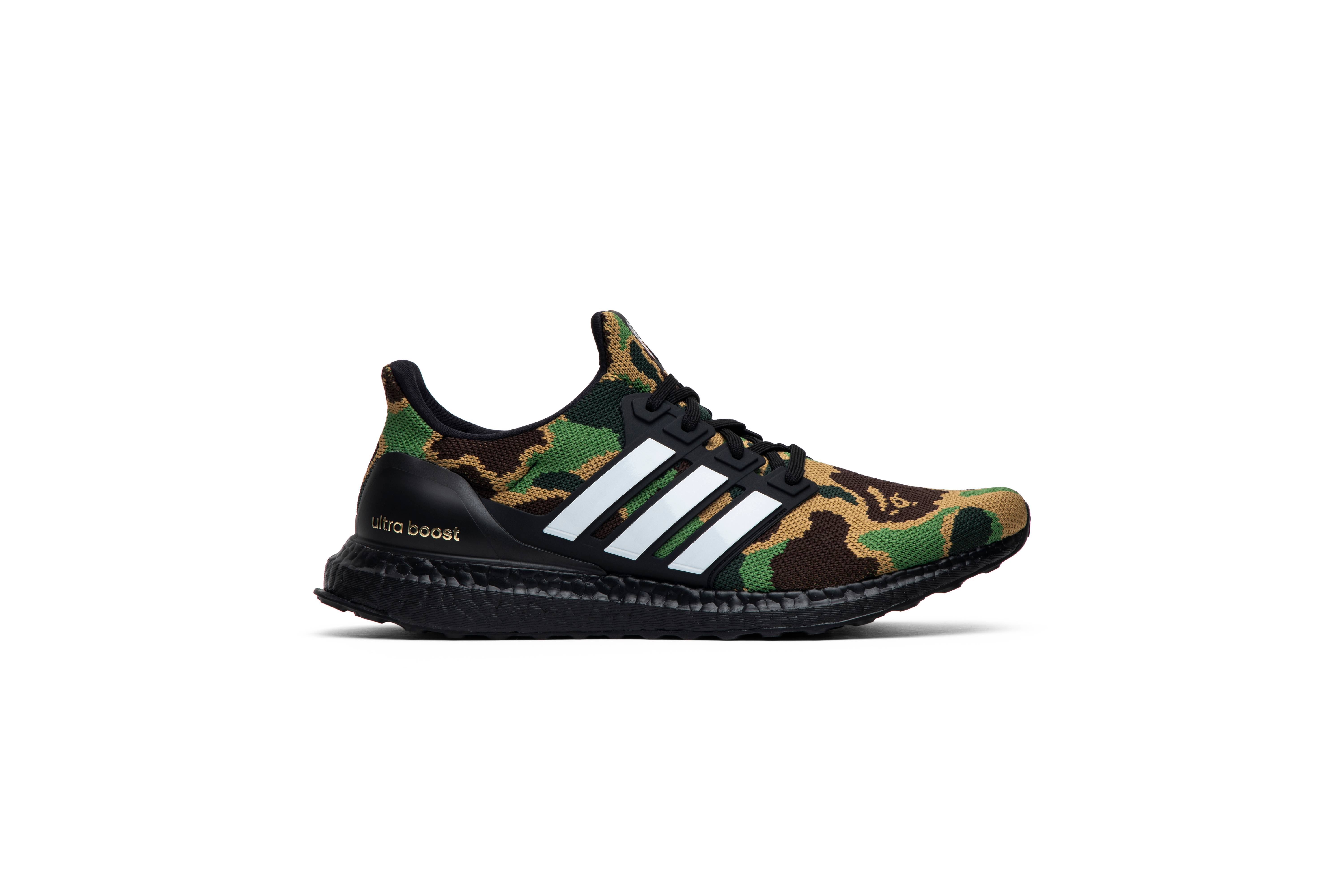 A Bathing Ape x adidas UltraBoost 4.0 'Green Camo' F35097 Novelship