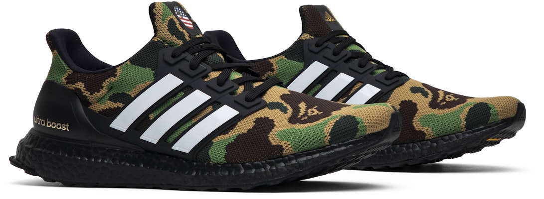 A Bathing Ape x adidas UltraBoost 4.0 Green Camo F35097 F35097