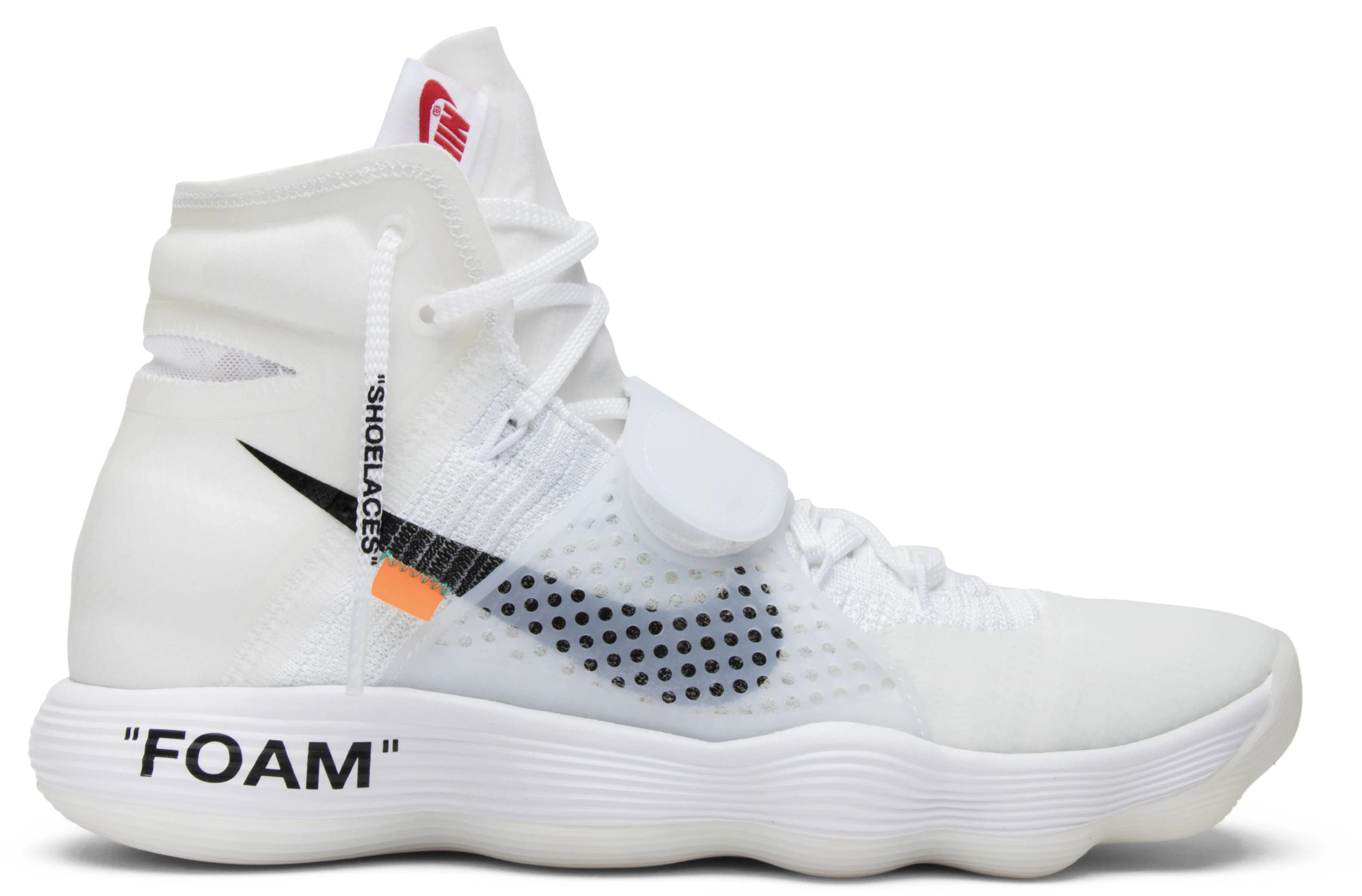 Off White x Nike React Hyperdunk Flyknit The Ten 2017 AJ4578 100
