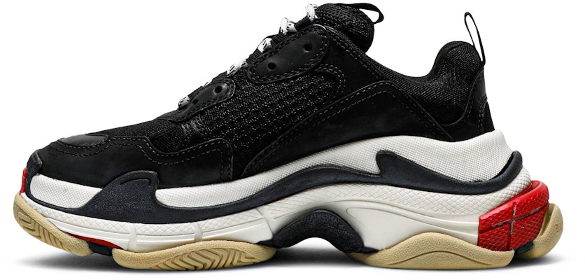 (W) Balenciaga Triple S Zapatillas 'Negro Rojo' 524037 W09O1 1000 Lookbook (W) Balenciaga Triple S Zapatillas 'Negro Rojo' 524037 W09O1 1000
