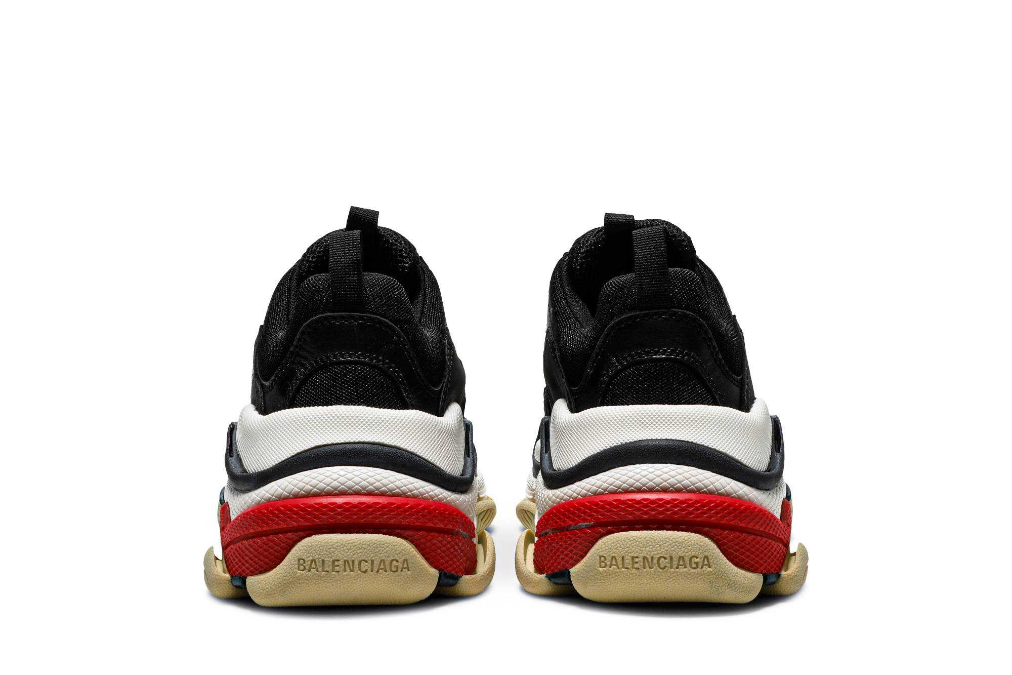 Women) Balenciaga Triple S Sneaker 'Black Red' 524037 W09O1 1000 - 524037-W09O1-1000  - Novelship