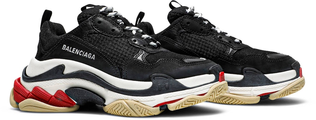 Balenciaga Triple S Sneaker White Red Black - High boots and others   Long-time wearers of the sneaker say that they havent held up - Jackboots -  HotelomegaShops - Women's shoes 