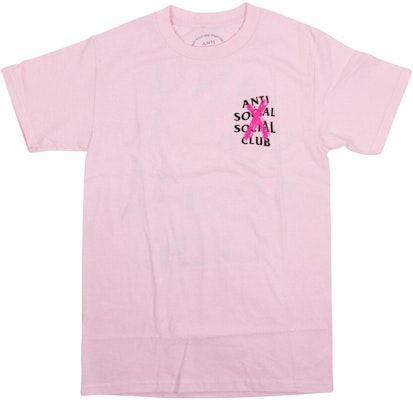 Anti Social Social Reebok Club Cancelled T Shirt Pink 69LE 1880