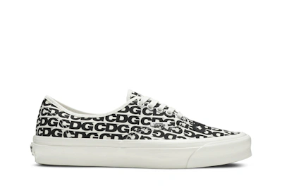 Comme des Garçons x Vans OG Authentic LX 'CDG Print - Blanc De Blanc' (Curved Rubber)
