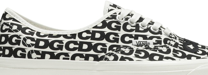 Comme des Garçons x Vans OG Authentic LX 'CDG Print - Putih' (Getah Melengkung) VN0A4BV9SHM Order Comme des Garçons x Vans OG Authentic LX 'CDG Print - Putih' (Getah Melengkung) VN0A4BV9SHM
