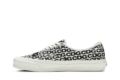 Comme des Garçons x Vans OG Authentic LX 'CDG Print - Blanc De Blanc' (Curved Rubber)
