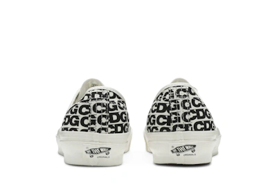 Comme des Garçons x Vans OG Authentic LX 'CDG Print - Blanc De Blanc' (Curved Rubber)
