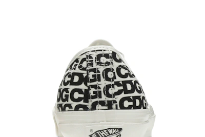 Comme des Garçons x Vans OG Authentic LX 'CDG Print - Blanc De Blanc' (Curved Rubber)