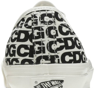 Comme des Garçons x Vans OG Authentic LX 'CDG Print - Putih' (Getah Melengkung) VN0A4BV9SHM Sizing Comme des Garçons x Vans OG Authentic LX 'CDG Print - Putih' (Getah Melengkung) VN0A4BV9SHM